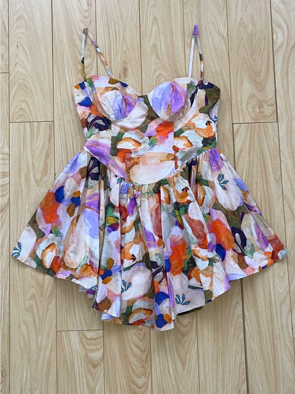 Luxxel | NWT Floral Watercolor Mini Dress